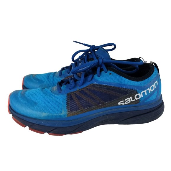 Salomon Shoes Salomon Sonic Ra Pro Blue Running Shoes Men Sz 1 Lace